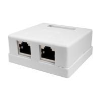 Компьютерная розетка RJ-45 Cat.5e. 2-портовая CADENA