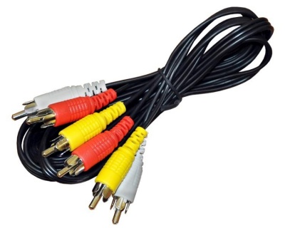 Кабель колокольчики 3RCA-3RCA, 1м
