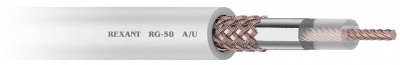 Кабель коаксиальный RG-58 Rexant A/U, 50 Ом Кабель коаксиальный RG-58 Rexant A/U, 50 Ом